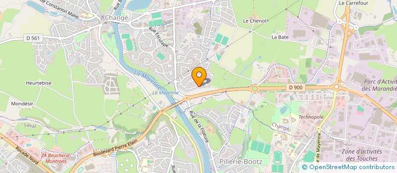 localisation de l'entreprise MADAME MARIANNE AYOUB  CHANGE