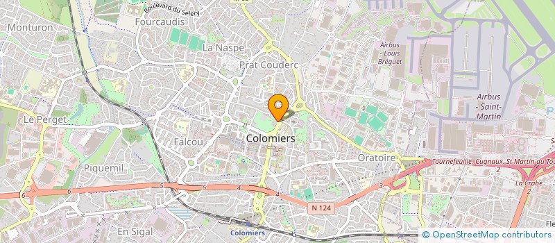 localisation de l'entreprise MADAME MARIANNE BAILLY à COLOMIERS