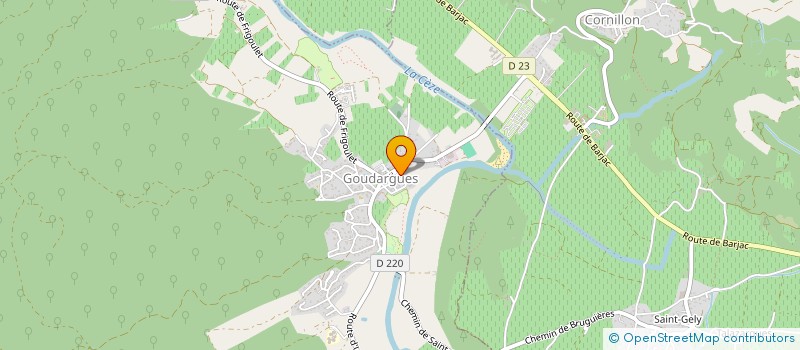 localisation de l'entreprise MADAME MARIANNE BARRE  GOUDARGUES