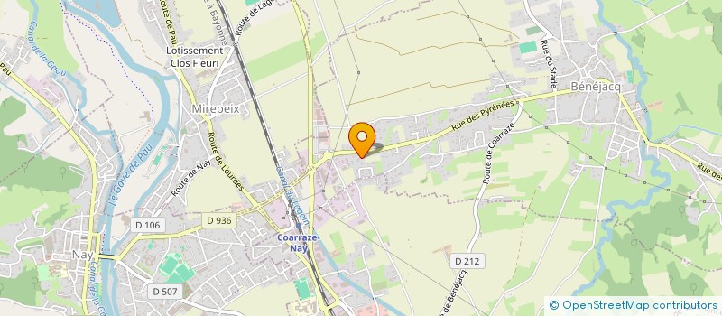 localisation de l'entreprise MADAME MARIANNE BAUDON  BENEJACQ