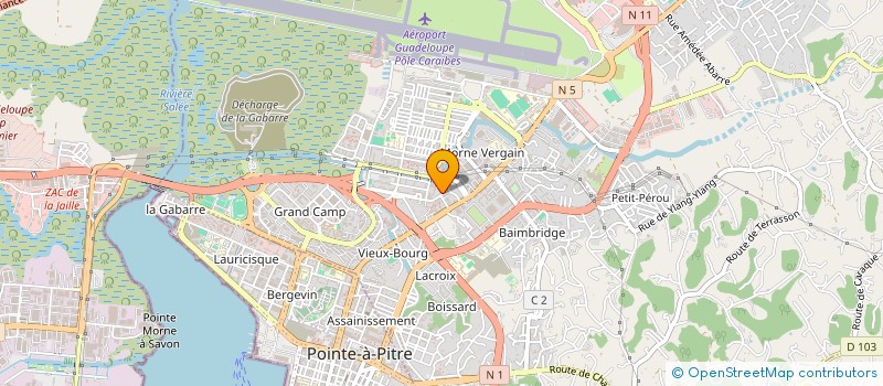 localisation de l'entreprise MADAME MARIANNE BEAUBRUN à LES ABYMES