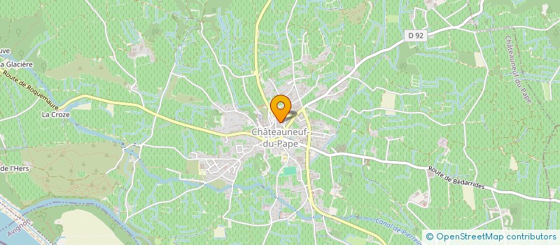 localisation de l'entreprise MADAME MARIANNE BELLON  CHATEAUNEUF-DU-PAPE