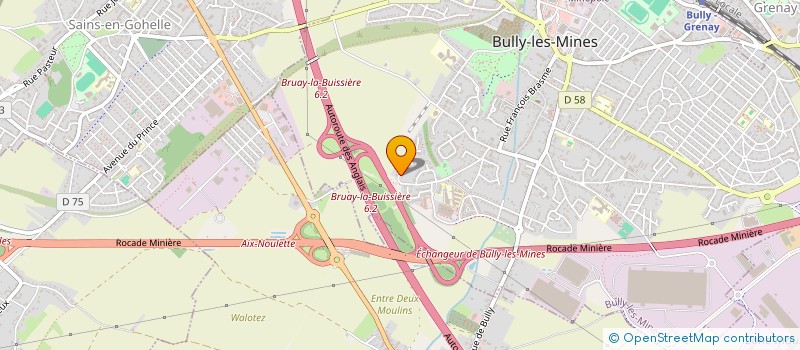 localisation de l'entreprise MADAME MARIANNE BERGHE  BULLY-LES-MINES