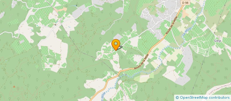 localisation de l'entreprise MADAME MARIANNE BERGON  COGOLIN