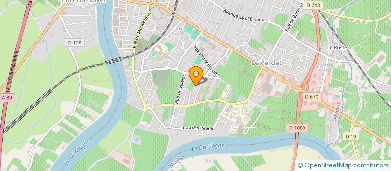 localisation de l'entreprise MADAME MARIANNE BERRY  LALANDE-DE-POMEROL