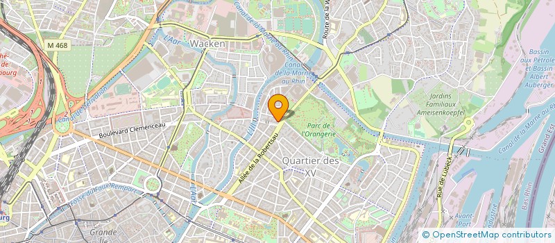 localisation de l'entreprise MADAME MARIANNE BLACK à STRASBOURG