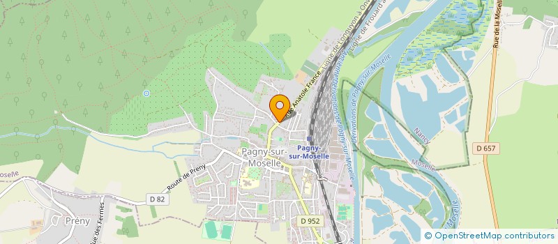 localisation de l'entreprise MADAME MARIANNE BLONDEAU  PAGNY-SUR-MOSELLE