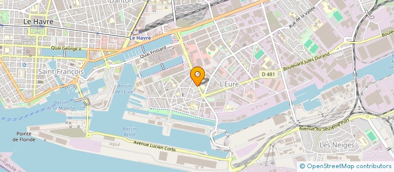 localisation de l'entreprise MADAME MARIANNE BLONDEL à LE HAVRE