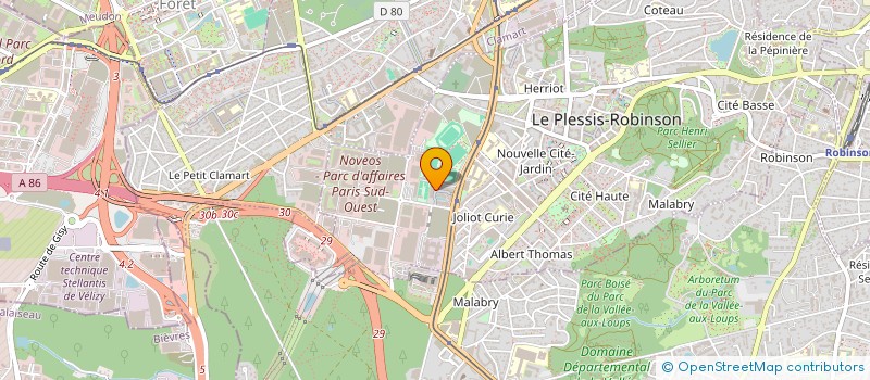 localisation de l'entreprise MADAME MARIANNE BONPOIS  LE PLESSIS-ROBINSON