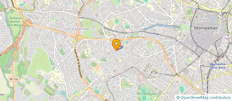 localisation de l'entreprise MADAME MARIANNE BONVALET à MONTPELLIER