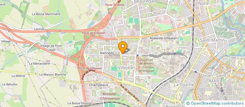 localisation de l'entreprise MADAME MARIANNE BORDREAU à RENNES