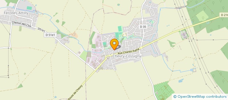 localisation de l'entreprise MADAME MARIANNE BOUCARD  CHEVRY-COSSIGNY