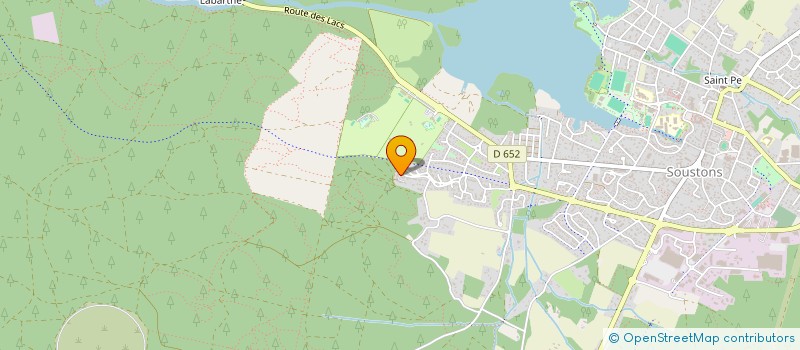 localisation de l'entreprise MADAME MARIANNE BOUCHERES  SOUSTONS