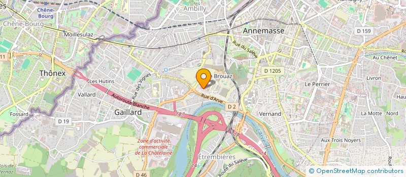 localisation de l'entreprise MADAME MARIANNE BOULIVAN  ANNEMASSE