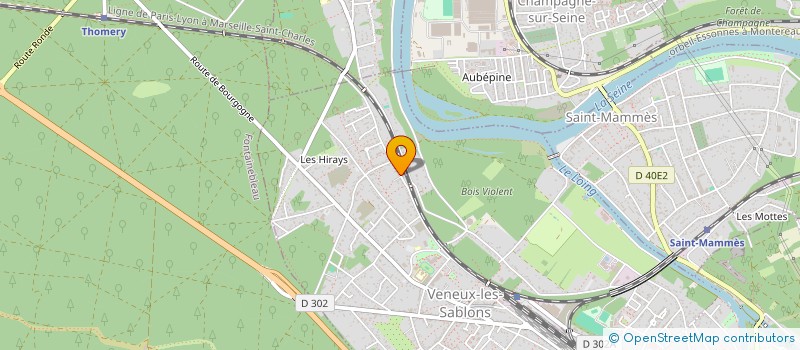 localisation de l'entreprise MADAME MARIANNE BROGGI  MORET-LOING-ET-ORVANNE