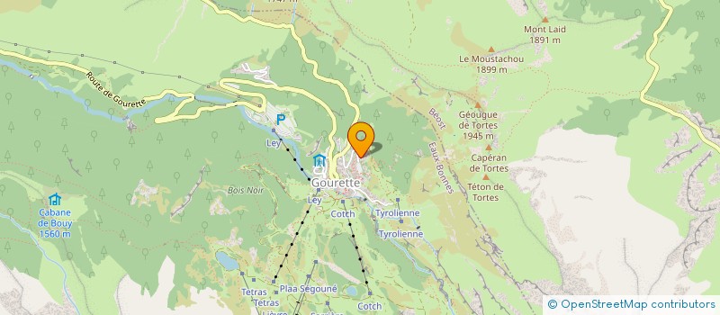 localisation de l'entreprise MADAME MARIANNE BROUSSET  EAUX-BONNES