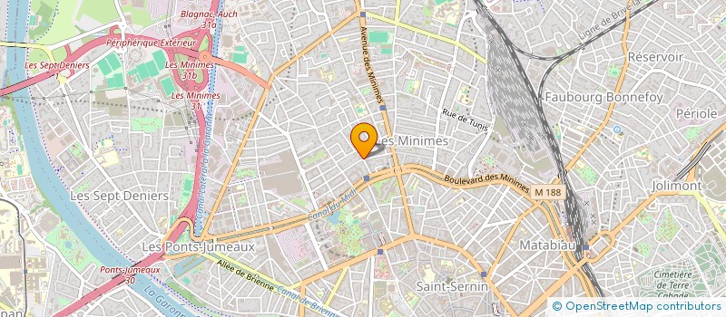 localisation de l'entreprise MADAME MARIANNE BRUNET à TOULOUSE