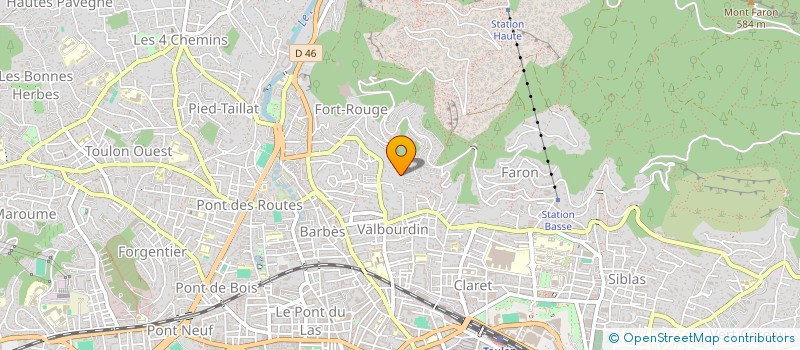 localisation de l'entreprise MADAME MARIANNE CABON  TOULON