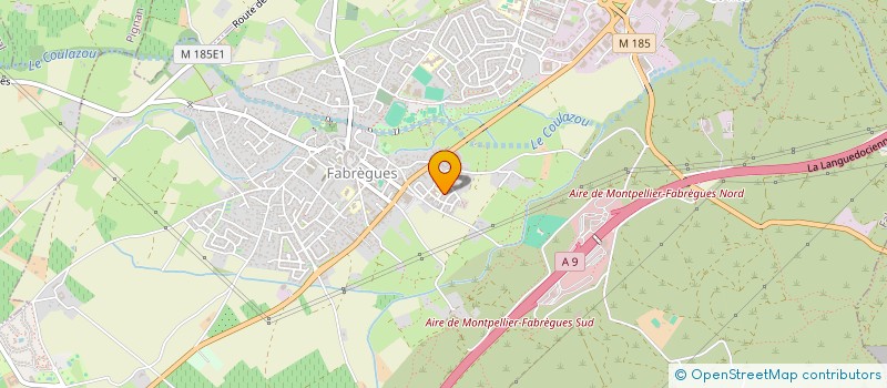 localisation de l'entreprise MADAME MARIANNE CAIRO  FABREGUES