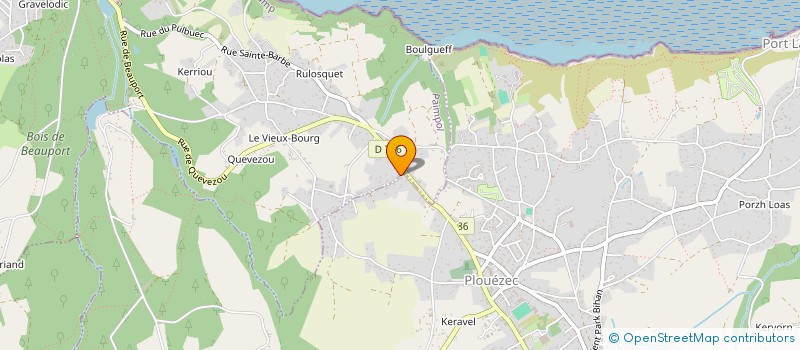 localisation de l'entreprise MADAME MARIANNE CALLAC  PLOUEZEC