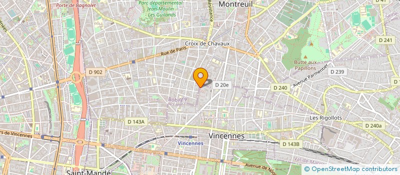 localisation de l'entreprise MADAME MARIANNE CAPDEVILLE à VINCENNES