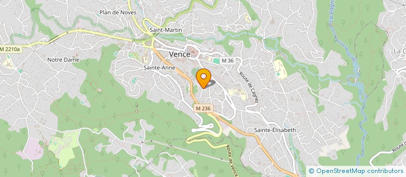 localisation de l'entreprise MADAME MARIANNE CARIOU à VENCE