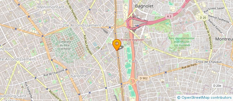 localisation de l'entreprise MADAME MARIANNE CAROLINE BENDAHAN  PARIS