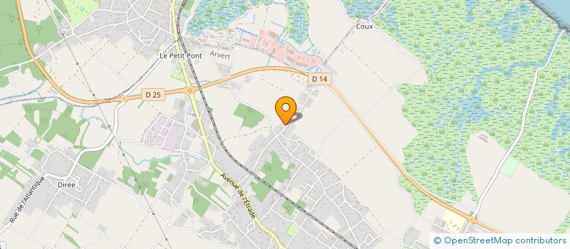 localisation de l'entreprise MADAME MARIANNE CHALLIER  ARVERT