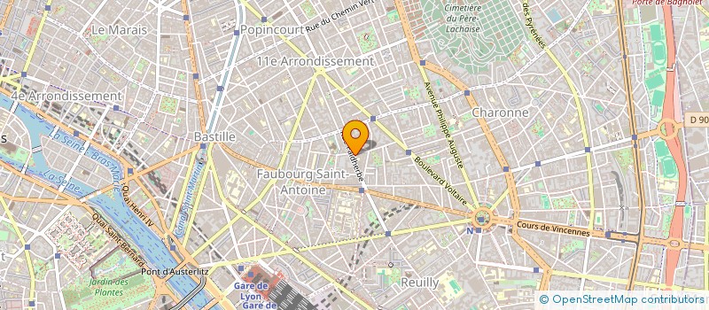 localisation de l'entreprise MADAME MARIANNE CHARLAS  PARIS