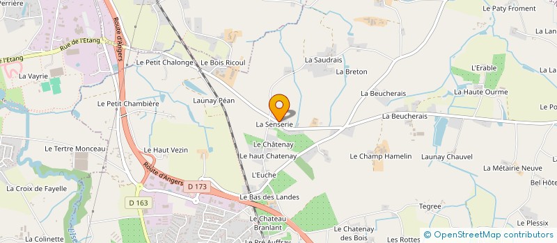 localisation de l'entreprise MADAME MARIANNE CHAUSSEE  CORPS-NUDS