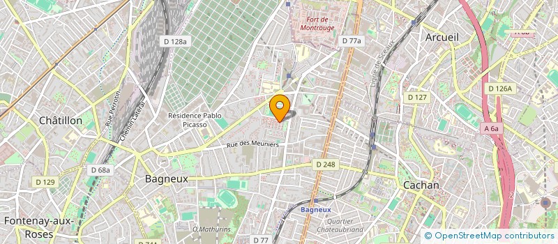 localisation de l'entreprise MADAME MARIANNE CHEIGNON  BAGNEUX