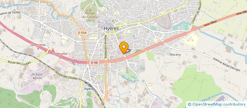 localisation de l'entreprise MADAME MARIANNE CREPEY à HYERES