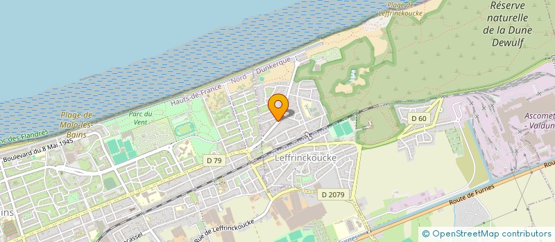 localisation de l'entreprise MADAME MARIANNE CSIZMADIA  LEFFRINCKOUCKE