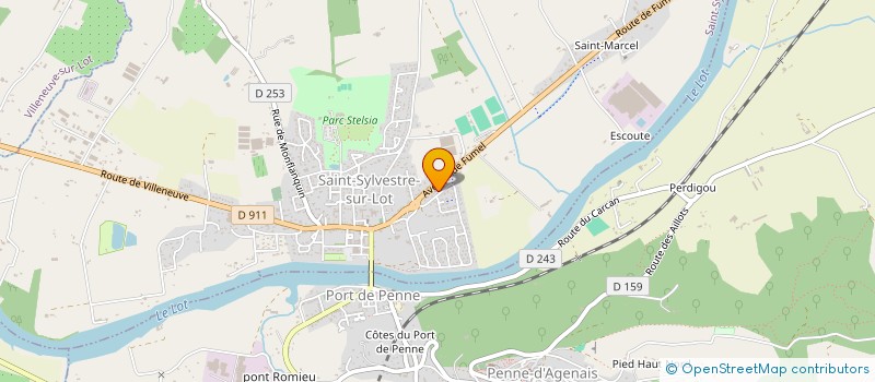 localisation de l'entreprise MADAME MARIANNE DA CUNHA OLIVEIRA  SAINT-SYLVESTRE-SUR-LOT