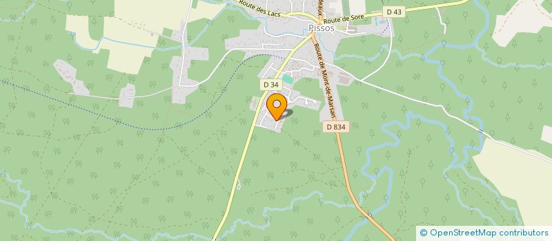 localisation de l'entreprise MADAME MARIANNE DAMY  PISSOS