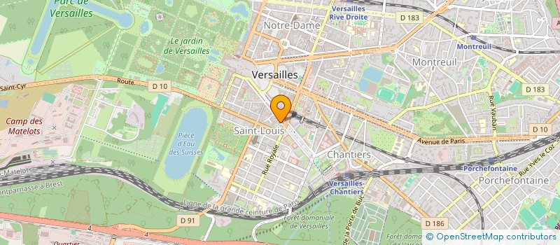 localisation de l'entreprise MADAME MARIANNE DE JESSE CHARLEVAL à VERSAILLES