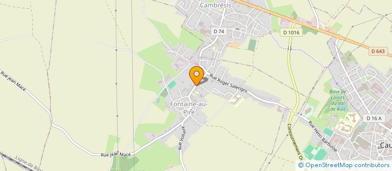 localisation de l'entreprise MADAME MARIANNE DECLAS  CAUDRY