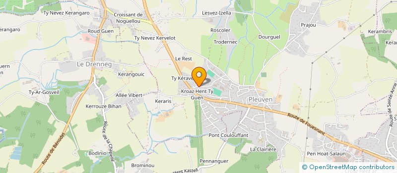 localisation de l'entreprise MADAME MARIANNE DELBAERE à PLEUVEN