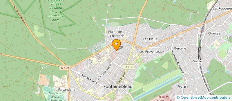localisation de l'entreprise MADAME MARIANNE DERVIL à FONTAINEBLEAU