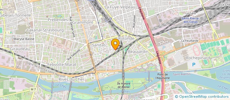 localisation de l'entreprise MADAME MARIANNE DESHAYES  TOURS