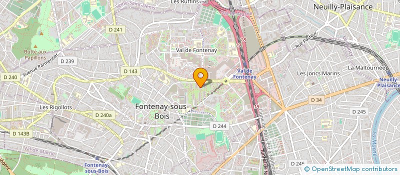 localisation de l'entreprise MADAME MARIANNE DIEP à FONTENAY-SOUS-BOIS
