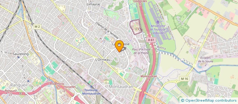 localisation de l'entreprise MADAME MARIANNE DINET  TOULOUSE