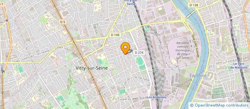 localisation de l'entreprise MADAME MARIANNE DONCIEUX  VITRY-SUR-SEINE