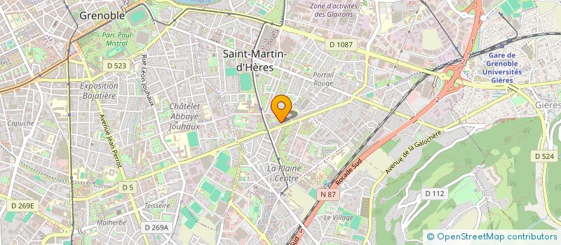 localisation de l'entreprise MADAME MARIANNE DONNEZ  SAINT-MARTIN-D'HERES