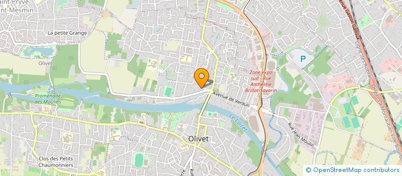 localisation de l'entreprise MADAME MARIANNE DUBERTRET à OLIVET