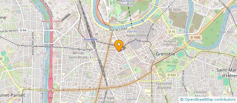 localisation de l'entreprise MADAME MARIANNE DUBREUIL  GRENOBLE