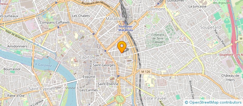 localisation de l'entreprise MADAME MARIANNE DULAC-NUNZI  TOULOUSE