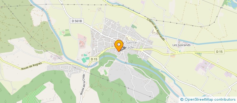 localisation de l'entreprise MADAME MARIANNE DUPIN  LE PUY-SAINTE-REPARADE