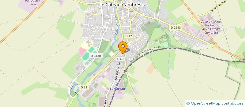 localisation de l'entreprise MADAME MARIANNE DUTERIEZ  LE CATEAU-CAMBRESIS