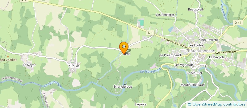 localisation de l'entreprise MADAME MARIANNE ELISE DE BOCK  CHATEAUPONSAC